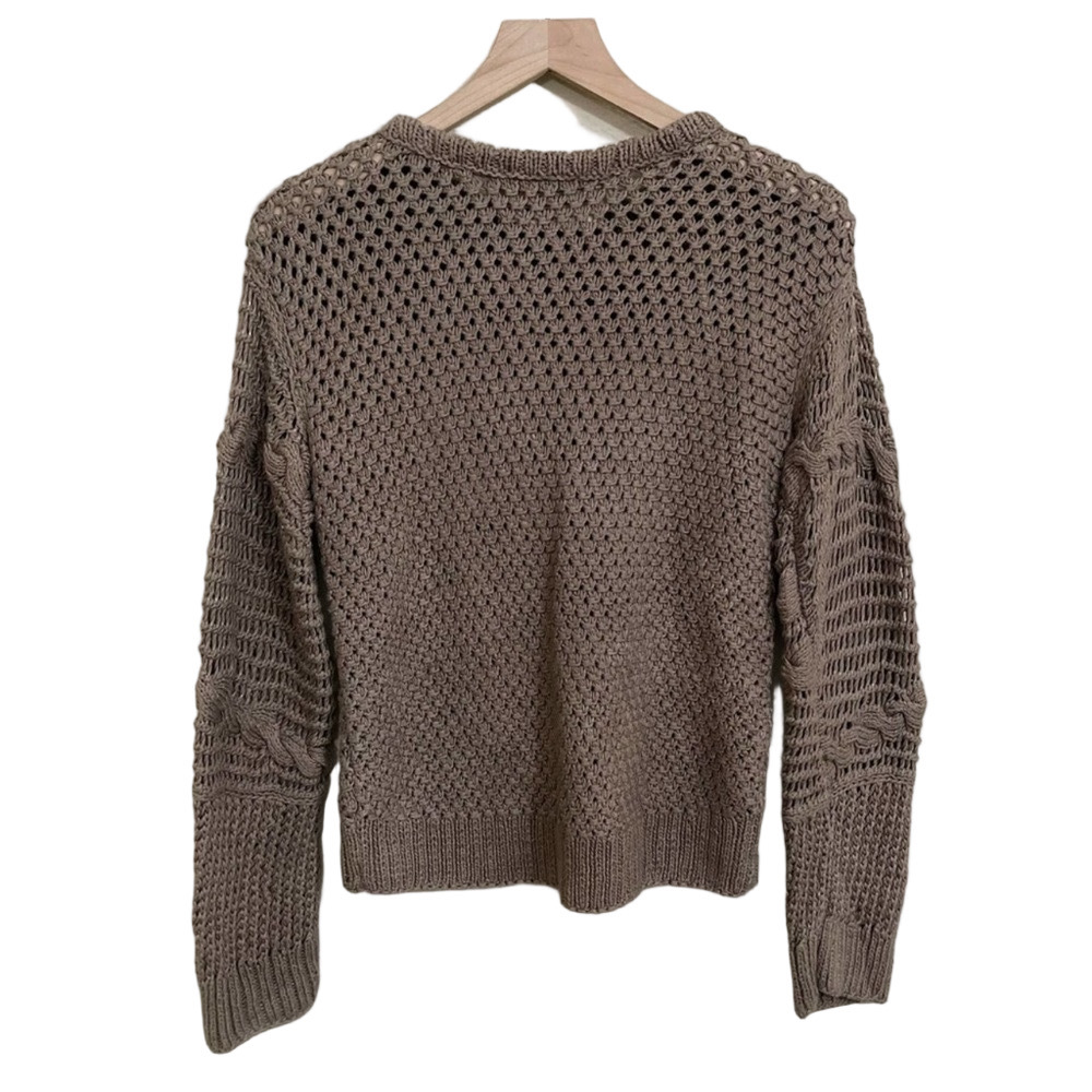 Golden Goose Chunky Knit Sweater – Taupe Brown Cozy Luxe – M - Picture 10 of 10